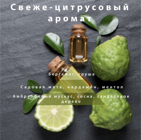 Ароматический диффузор с палочками, Бергамот, 50 мл