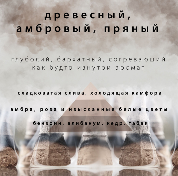 Ароматический диффузор с палочками, Амбра и табак, 100 мл